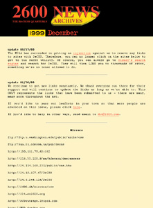 �� ���������� ���� �2600 Magazine� ������ ������ �� ��������, ���������� DeCSS
