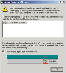 ���. 2. Unsafe Removal of Device