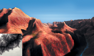  ������ �������� �������, ��������� ����������������� � ������� ������� (displacement map). � ���� � �������� ����� �������.