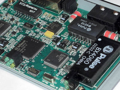 Собственно чипсет Infineon и внутренняя кухня CN-501 LT.
