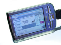 ASUS MyPal A730 � ������������ ���������� � VGA-��������, ������� ������� Windows Mobile 2003 SE.