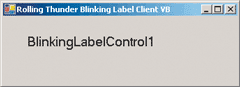 Figure 1 Blinking Label Control