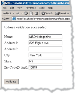 Figure 7 Validation Success