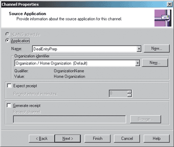 Figure 7 Configure Source Application