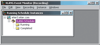 Figure 12 XLANG Event Monitor