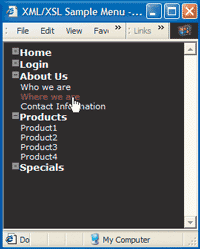 Figure 11 Tree Menu