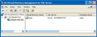 Figure 2 IIS Virtual Directory Management Tool