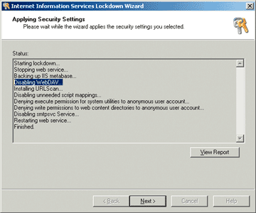 Figure 2 Disabling WebDAV