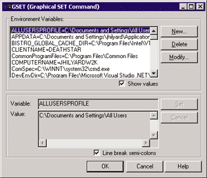 Figure 12 Modifying a Process