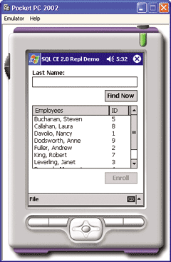 Figure 13 Pocket PC Emulator