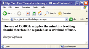 Figure 3 Random Quote