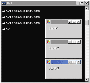 Figure 5 Running TestCounter