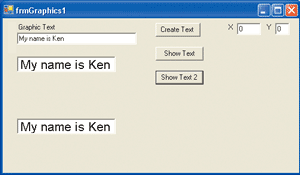 Figure 1 Creating an Image in a Textbox