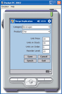 Figure 4 Data Displayed