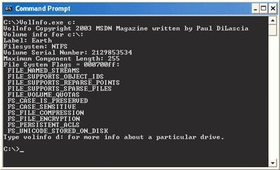 Figure 3 Detailed Drive Info