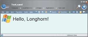 Figure 1 Simple XAML Page