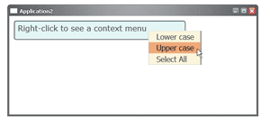 Figure 9 Context Menu