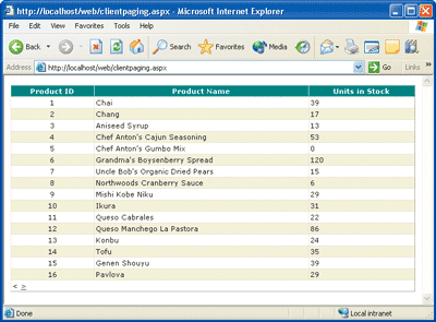 Figure 5 ClientPageDataGrid