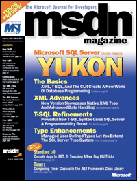 MSDN Magazine February 2004