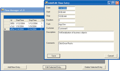 Figure 2 A Windows Forms App