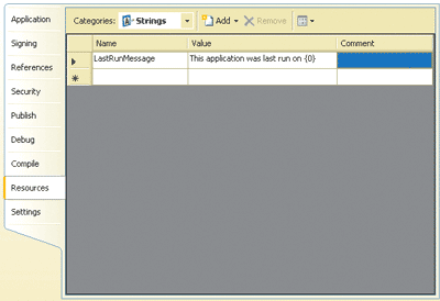 Figure 4 Resource Editing