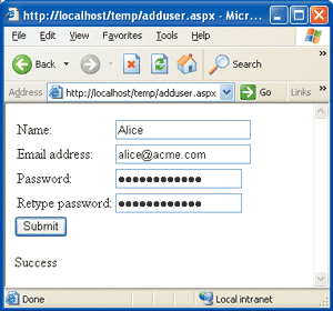 Figure 3 Membership Page