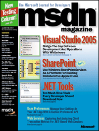 MSDN Magazine July 2004