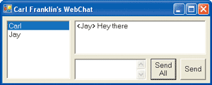 Figure 2 WebChat Client