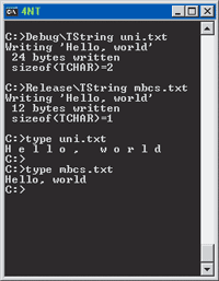 Figure 3 tstring in Action