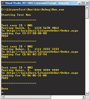Figure 2 The Testing App