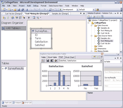 Figure 1 DSV Designer in the BI Development Studio
