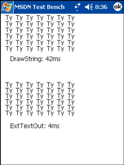 Figure 9 GDI Speed Test