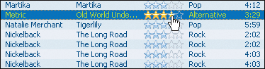 Figure 1 The Five-Star Rating Control
