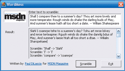 Figure 10 WordMess