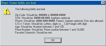 Figure 2 Wrong Fields Aplenty