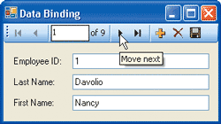 Figure 19 Binding Navigator