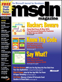 MSDN Magazine June 2005