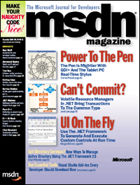 MSDN Magazine December 2005