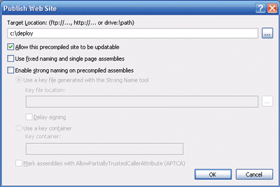 Figure 5 Build | Publish Web Site Tool in Visual Studio 2005