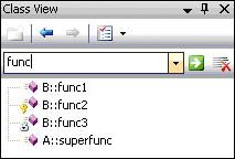 Figure 3 Filtering Class View