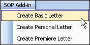 Figure 2 Add-In Menu Items