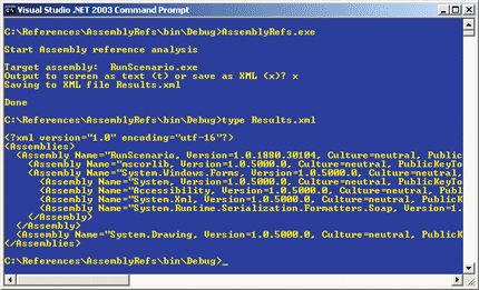Figure 1 Finding .NET Assembly Dependencies
