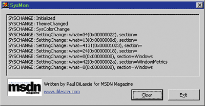Figure 5 Displaying Messages