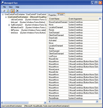 Figure 3 Logging Events