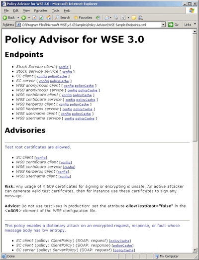 Figure 3 Policy Advisor for WSE