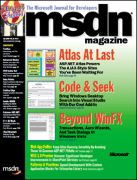 MSDN Magazine July 2006