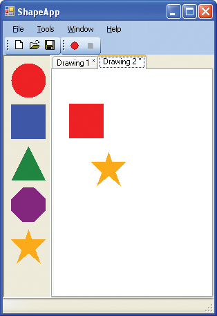 Figure 3 ShapeApp Sample App