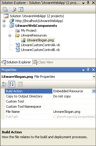 Figure 9 Embed a Resource