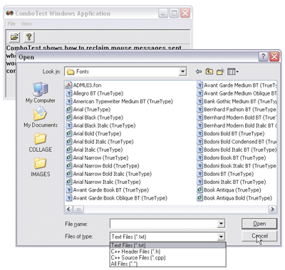 Figure 2 ComboTest in Action