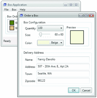 Figure 1 The Box Application